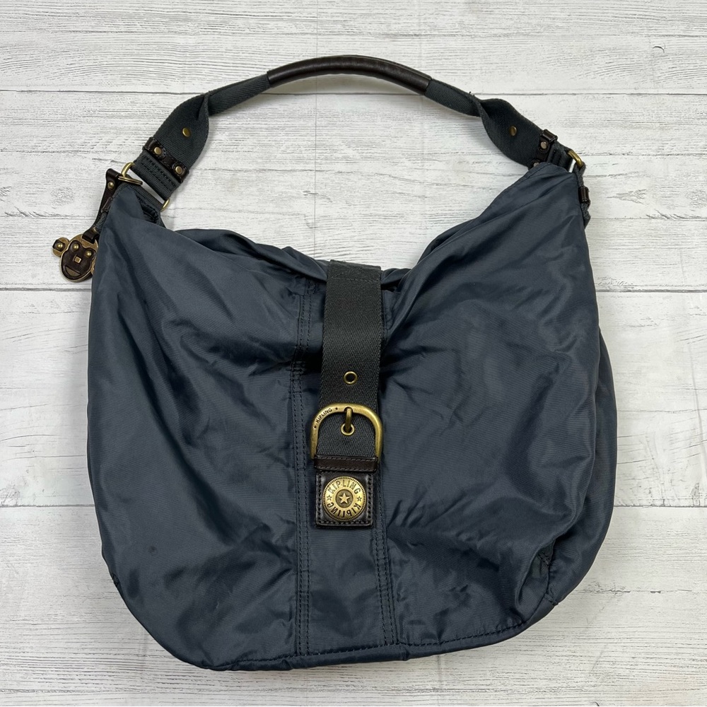 Kipling Nylon Leather Trim Bag